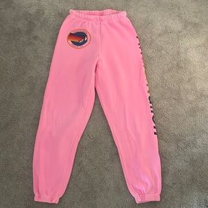 Aviator Nation pink sweatpants, size small